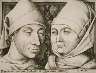 Selvportræt med sin kone, Ida